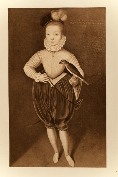 King James I of England and VI of Scotland as a boy, from 